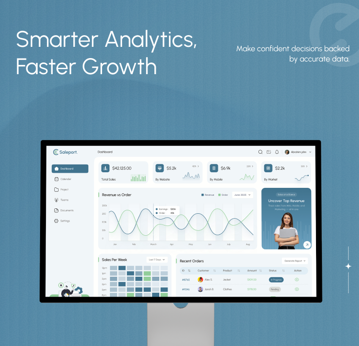 Project management application Design